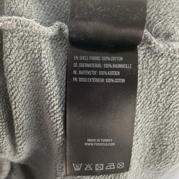 PESO Oversized Fated Shorts , Shark Gray - Picture 10 of 12